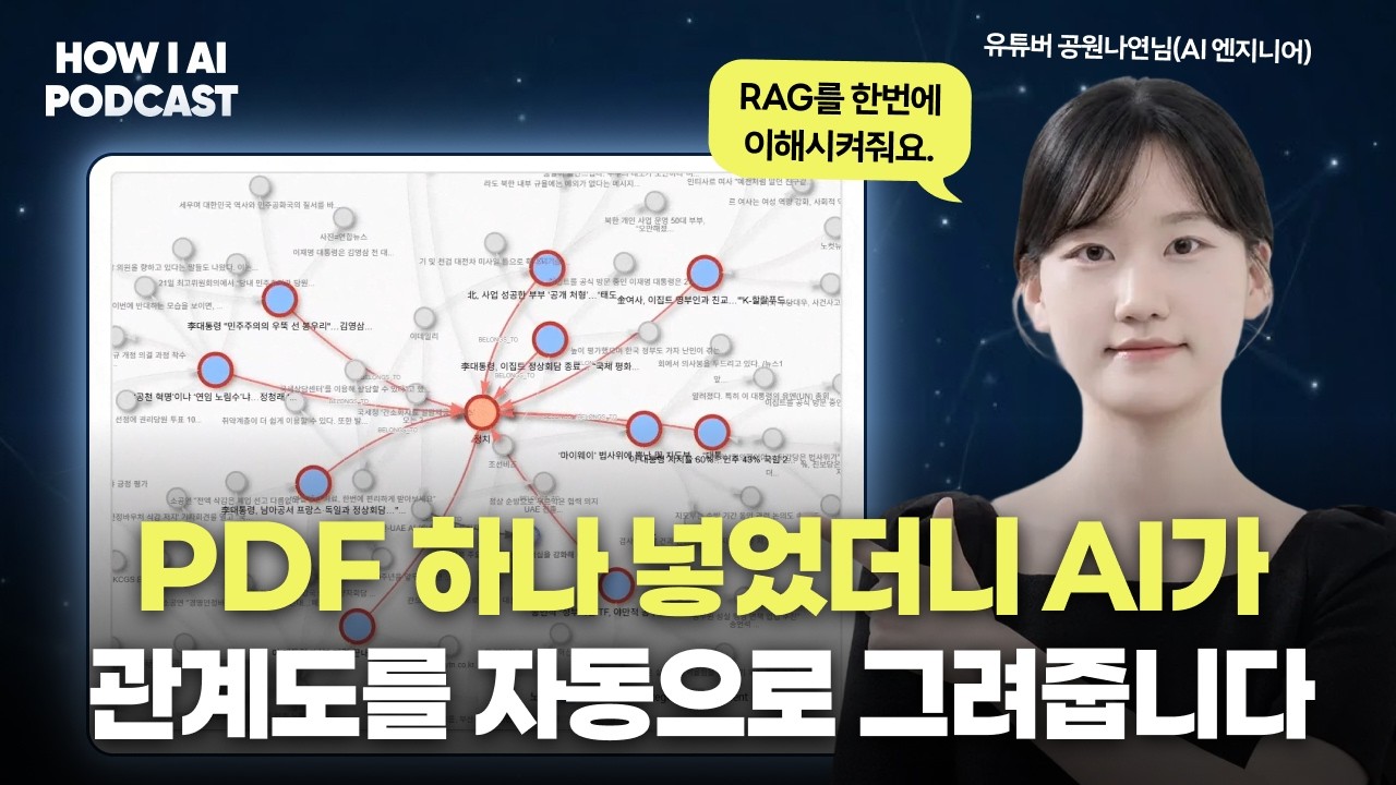 내 문서 넣으면 AI가 관계까지 파악합니다 — 이게 GraphRAG (feat. 공원나연님)
