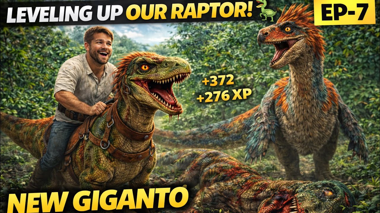 Leveling Up Our Raptor! 🦖 | ARK Survival Ascended Ep 7
