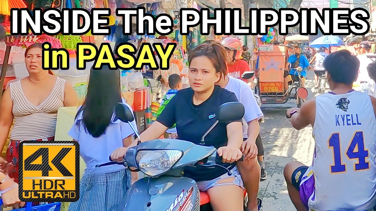 NICE DAY WALK And ACTION From The FAMOUS STREET in Malibay Pasay Philippines [4K HDR] 🇵🇭