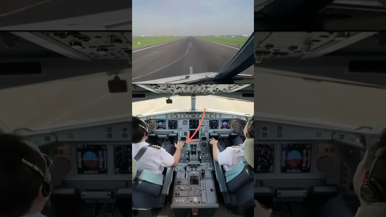 Why Pilots Remove Hands From Thrust Levers After V1 Speed | #shorts