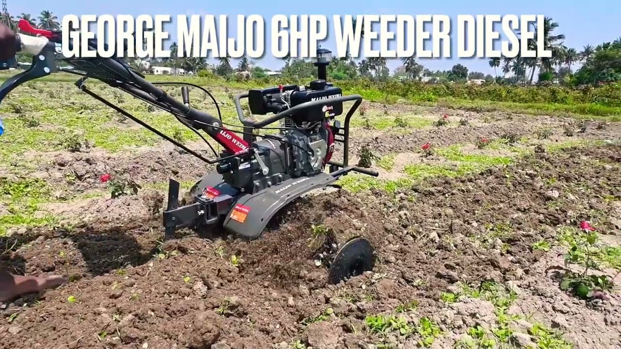 George MAIJO Weima engine 6hp diesel engine / Trichy VIVASAYI AGRO / Rose garden