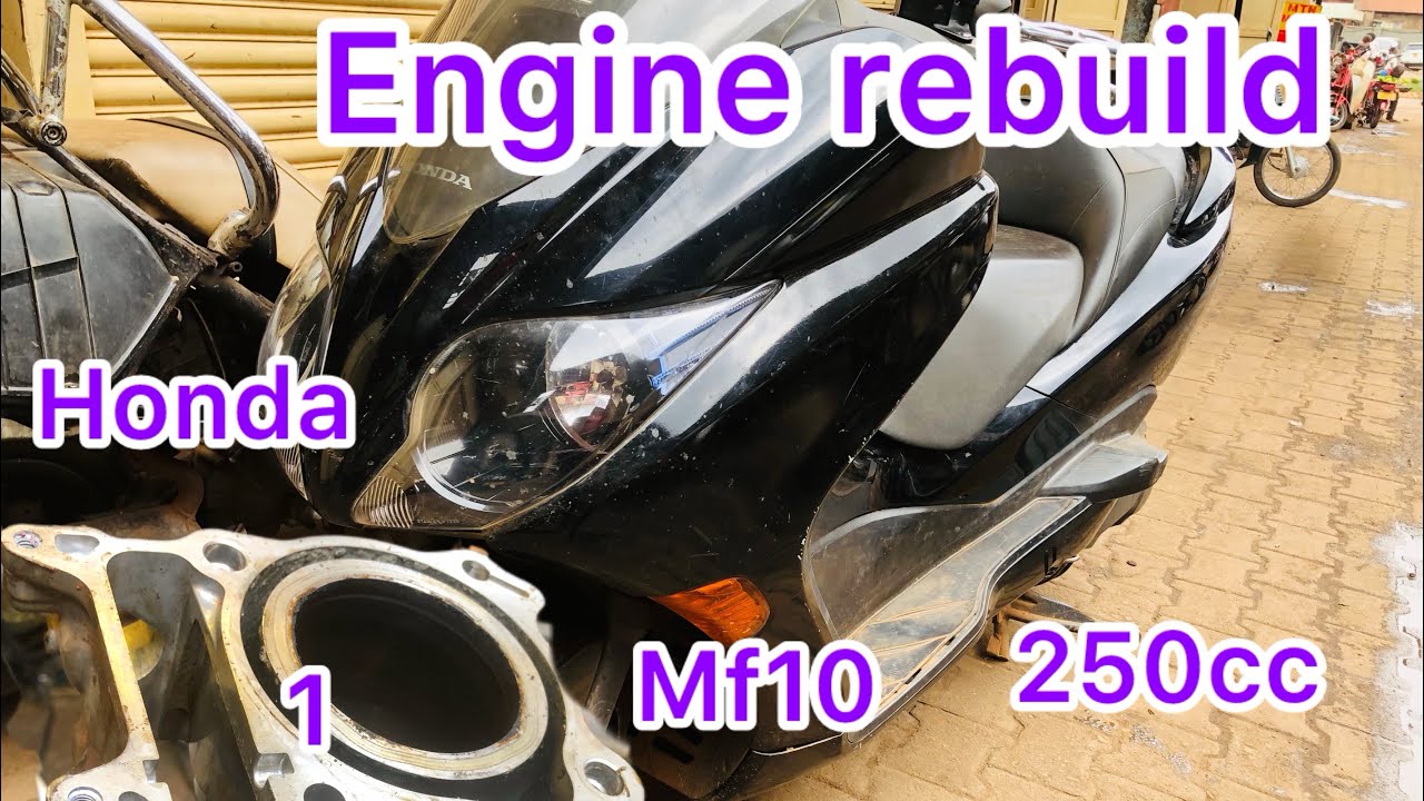 Engine rebuild Honda FORZA mf 10 part 1 / 250cc scooter Engine rebuild / repair / engine removal