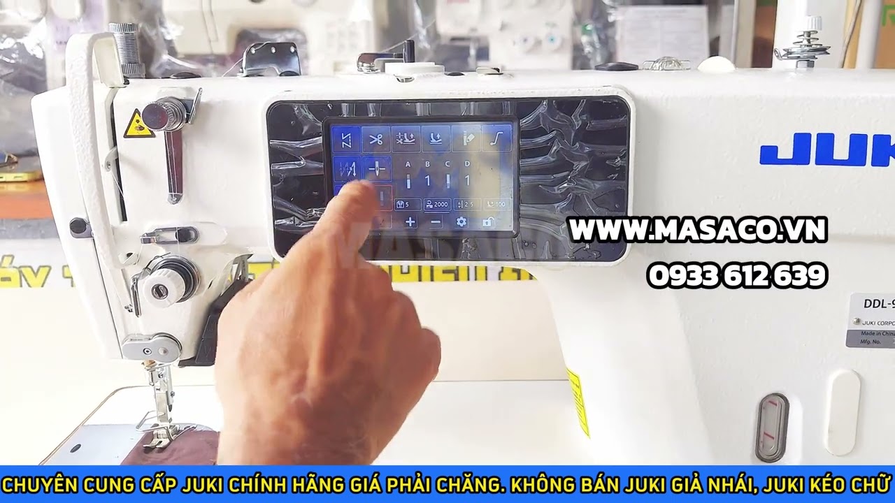 Hướng Dẫn Dùng Màn Hình Máy May Công Nghiệp Juki 900C Chính Hãng - Masaco.vn - 0933612639