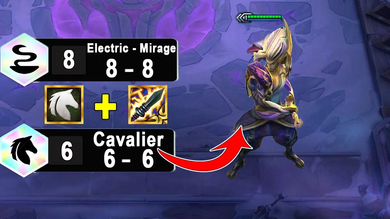 8 Electric Mirage + 6 Cavalier Yasuo = ENEMIES DESTROY THEMSELVES | TFT SET 7.5 Dragonlands