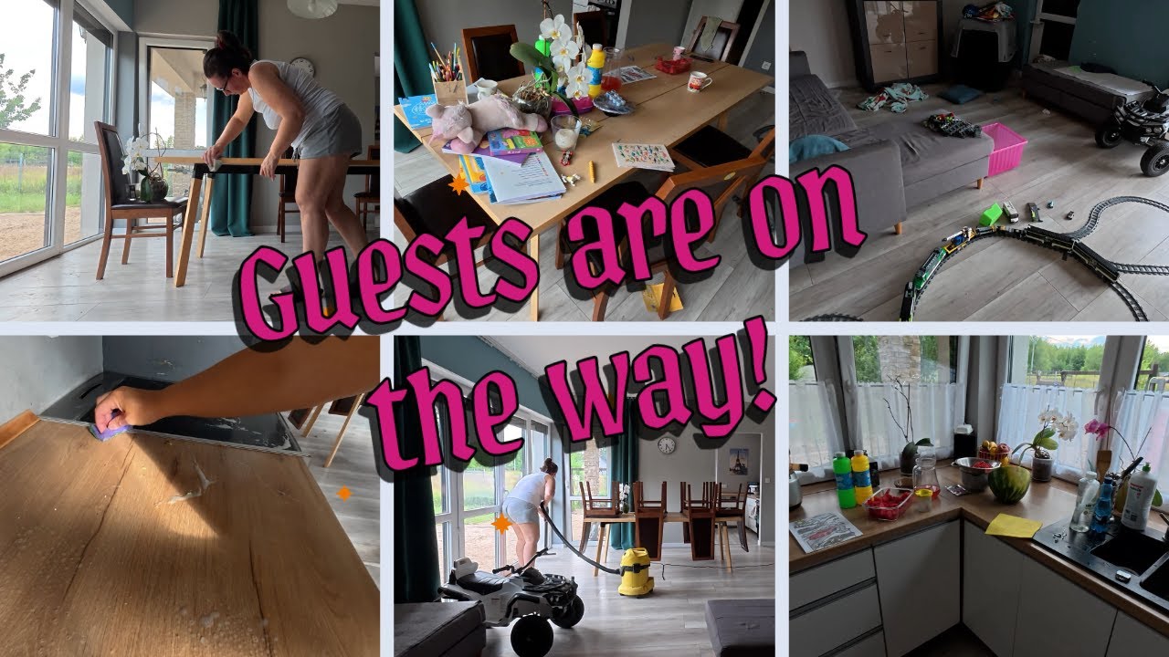 Last-Minute Cleaning Before Guests Arrive | Living Room & Kitchen Reset | Clean With Me