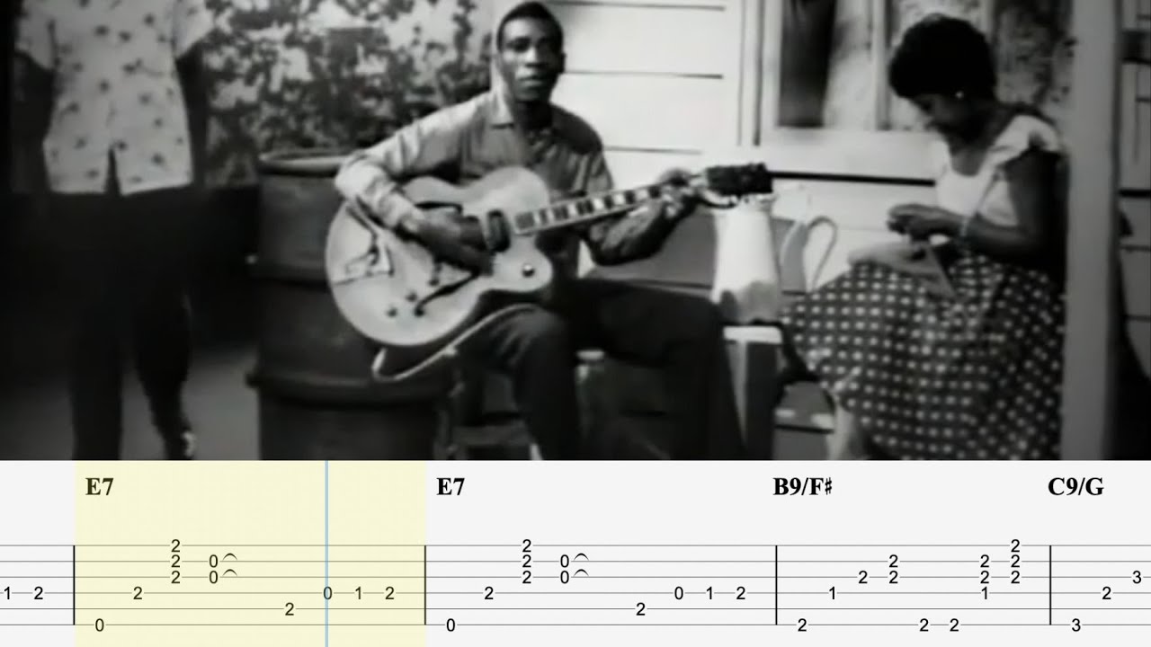 A lesson in old school Acoustic Blues... (Tab)