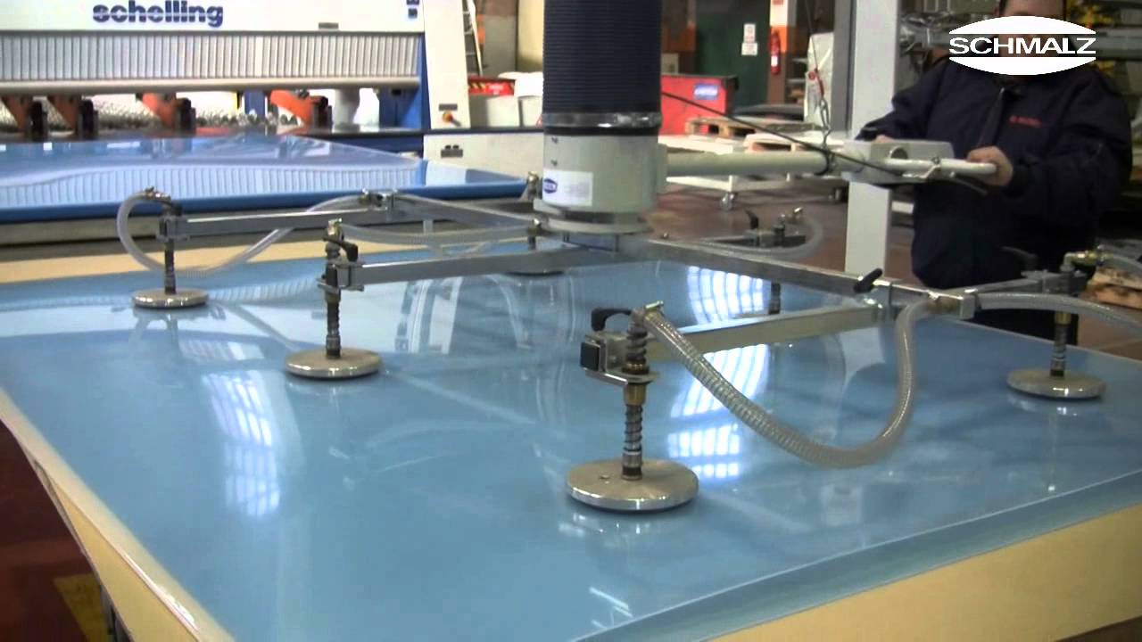 Vacuum Tube Lifter JumboErgo for Handling Plastic Sheets | Schmalz