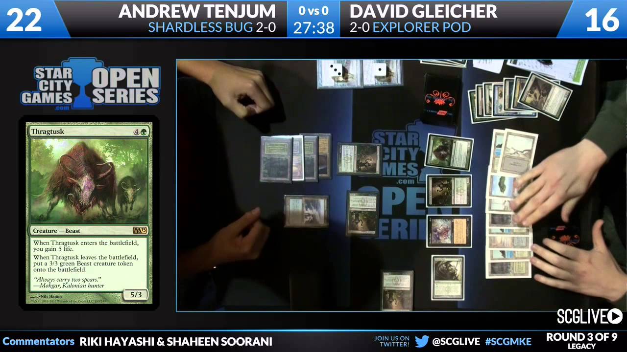 SCGMKE - Legacy - Round 3 - Andrew Tenjum vs David Gleicher