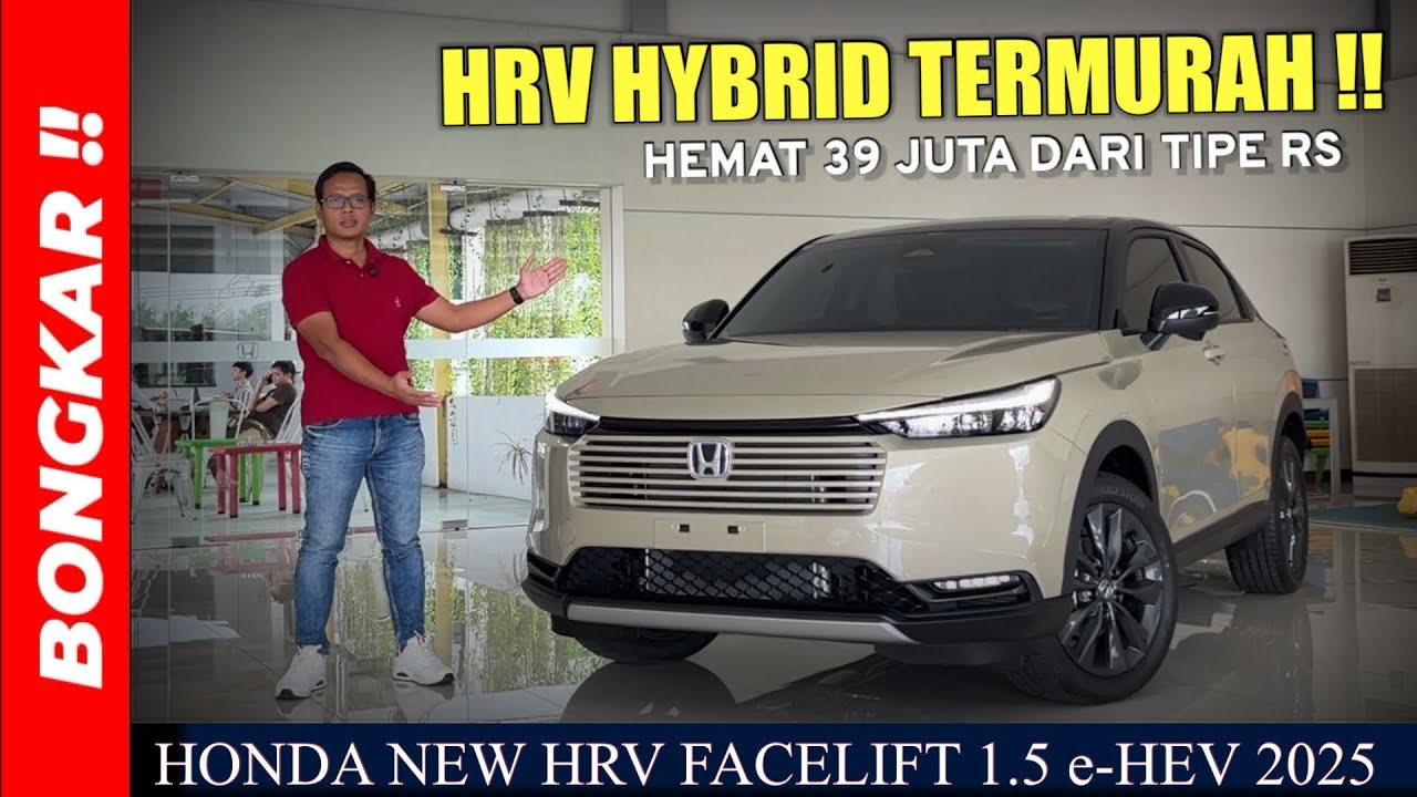Bongkar !! HONDA NEW HRV FACELIFT 1.5 HYBRID 2025 NON RS || REVIEW EXTERIOR INTERIOR TERBARU !!