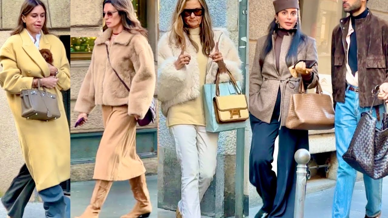☀️MILANESE FASHIONISTAS ON STREET STYLE. WOMEN’S WINTER 2025/26 LOOKS #glamour 