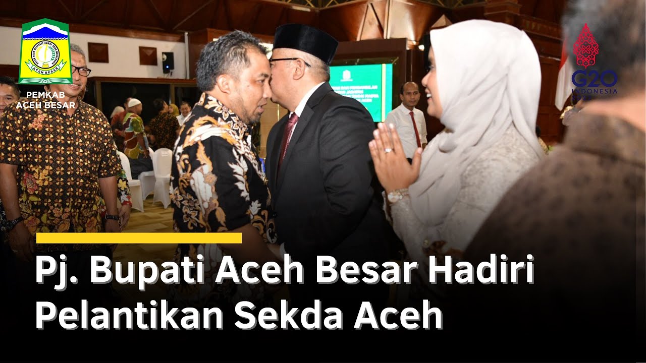 Pj. Bupati Aceh Besar Hadiri Pelantikan Sekda Aceh