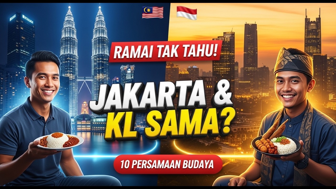 10 persamaan budaya teratas antara Jakarta dan KL yang ramai rakyat Malaysia tidak tahu