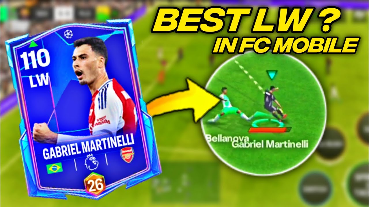 GABRIEL MARTINELLI 🇧🇷 review fc mobile || UCL event GABRIEL MARTINELLI review || FC mobile 25