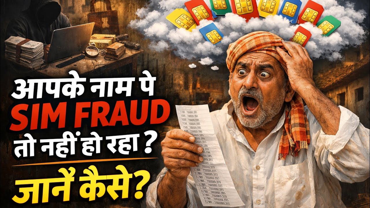 आपके नाम पर कितने SIM चल रहे हैं? | SIM Fraud Check 2026 | Aadhaar SIM Verification Step by Step