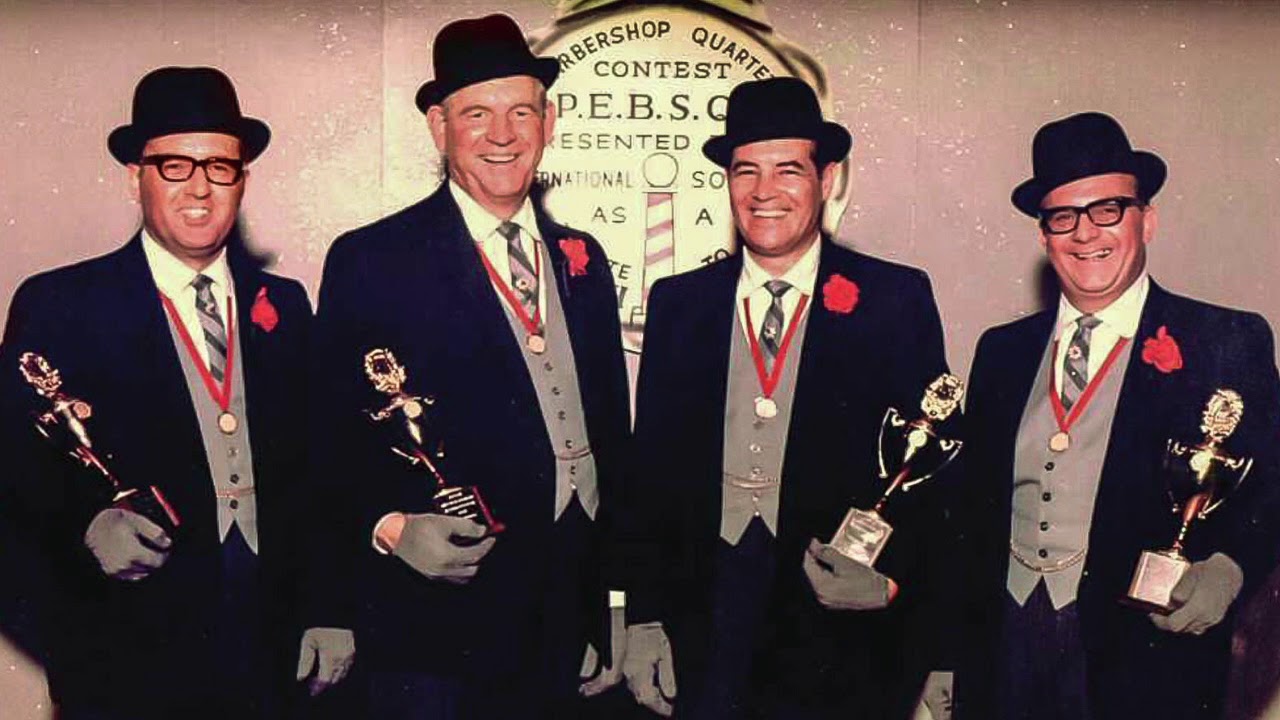 The Barbershop Harmony Society celebrates 1967 Quartet Champion, the Four Statesmen!