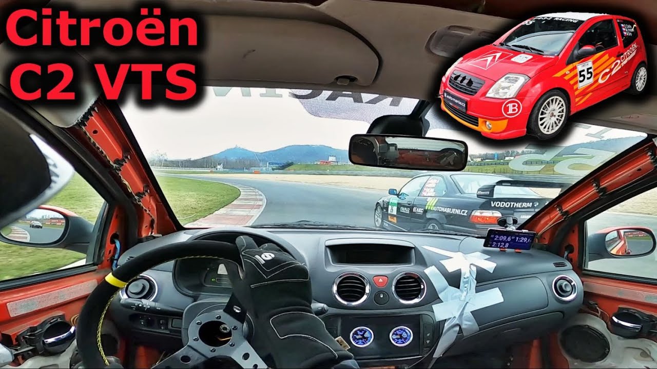 Citroën C2 VTS - racing car (circuit) | POV test drive