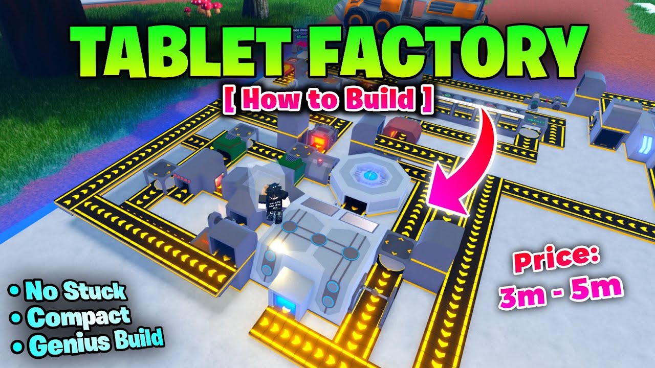 BEST Tablet Factory Layout in Ultimate Mining Tycoon Roblox