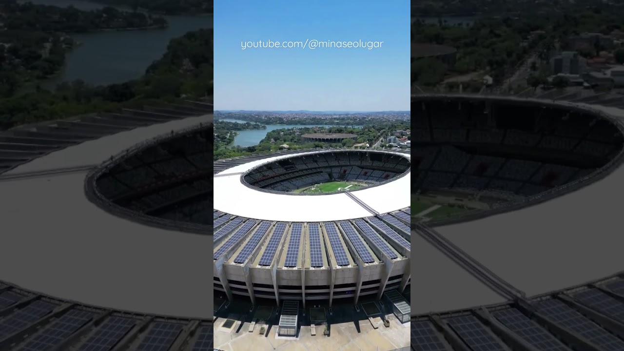 Est&aacute;dio Mineir&atilde;o Belo Horizonte BH -MG Cr&eacute;dito: Fotoaereabh #drone  #mineir&atilde;o #bh #futebol #shorts