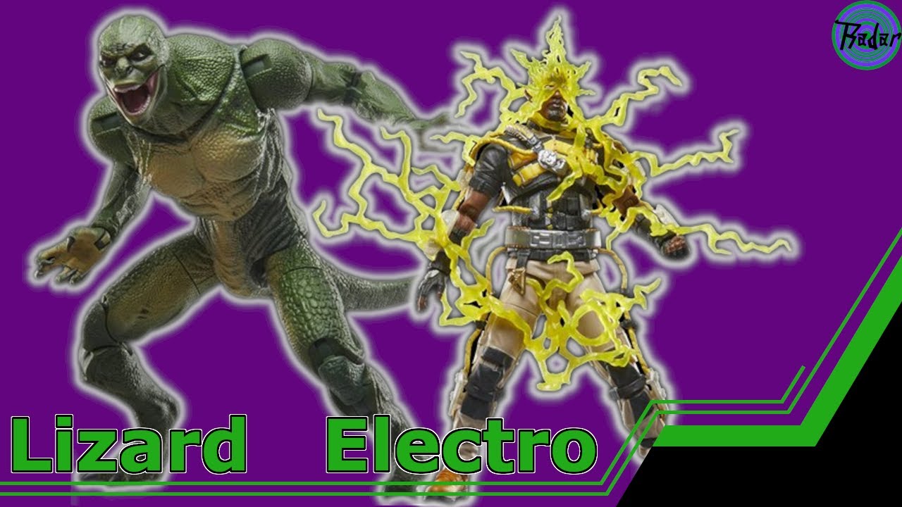 Marvel Legends Electro & Lizard Amazon Exclusive SpiderMan No Way Home 1/12 Action Figure Review