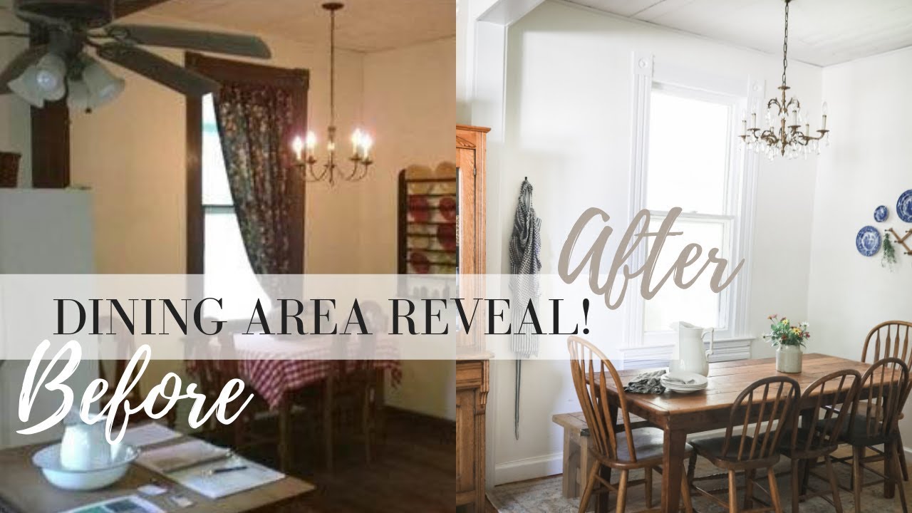 Farmhouse Eat-in Kitchen Reveal | FRENCH FARMHOUSE DECORATING IDEAS | Before and After
