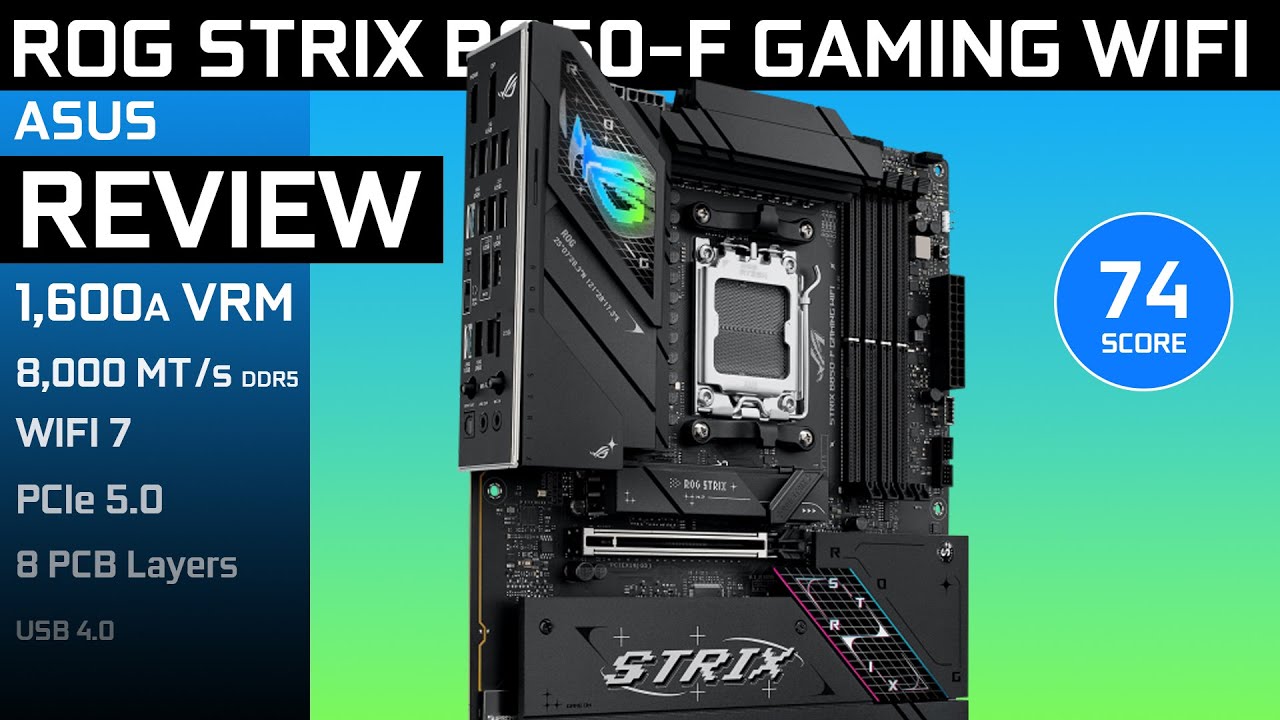 ROG STRIX B850-F GAMING WIFI:  The F stands for FABULOUS!