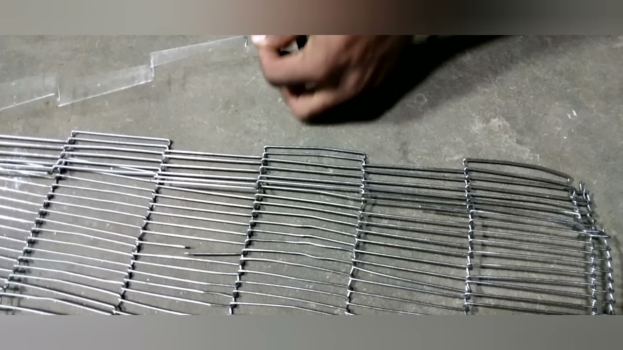 Flat-Flex Mesh conveyor Belt  repairing  methods