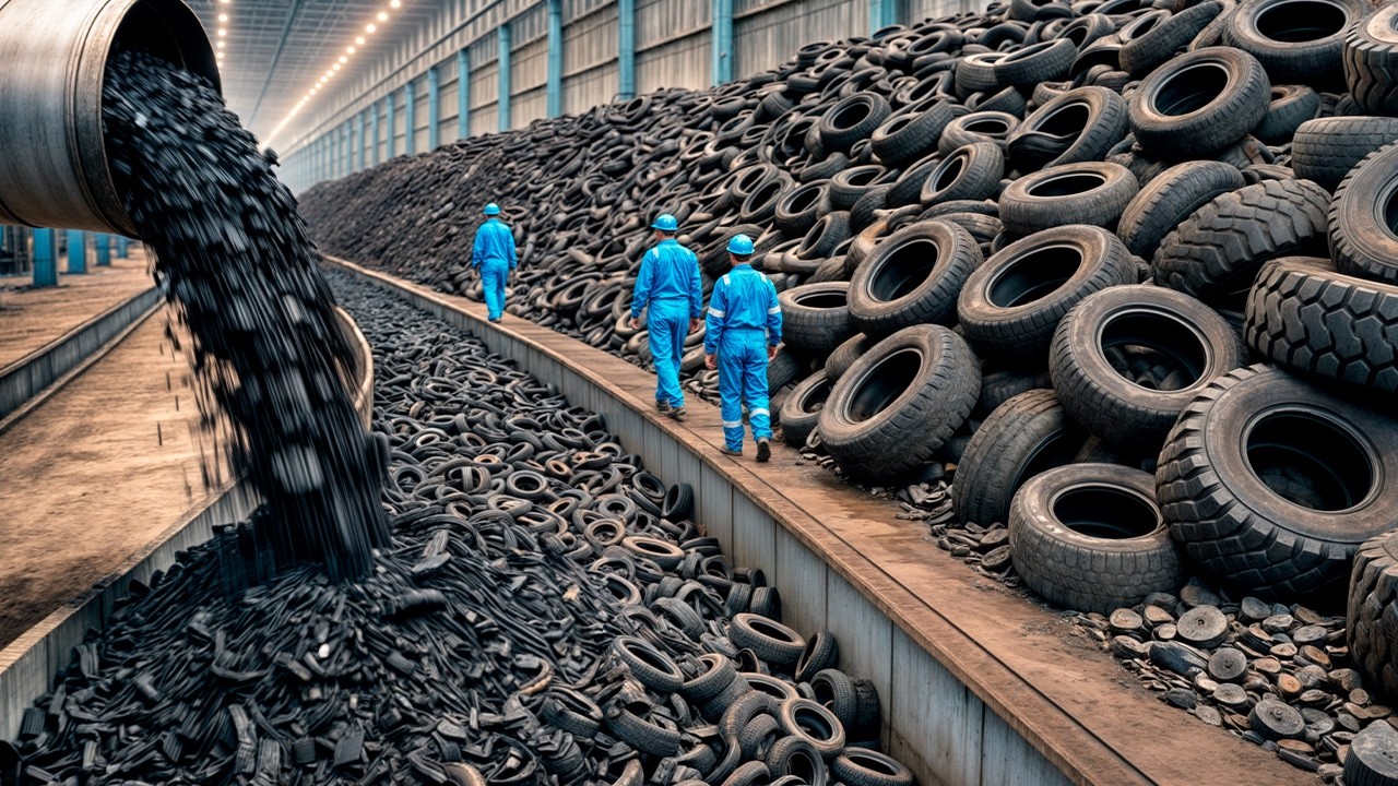 Recycling 290 Million Tires Per Year at the World's Largest Plant!