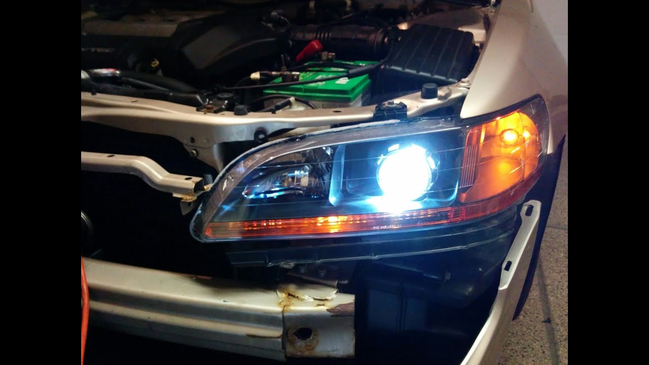 How to retrofit headlights (Honda Accord 1998-2002 6th gen) DIY with Morimoto Mini H1 HID