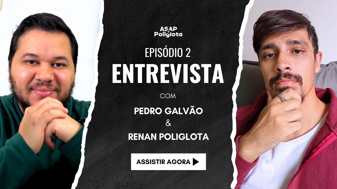 Ele ensina inglês há mais de 8 anos e é poliglota | Entrevista com Pedro Galvão #ASAPTALKS
