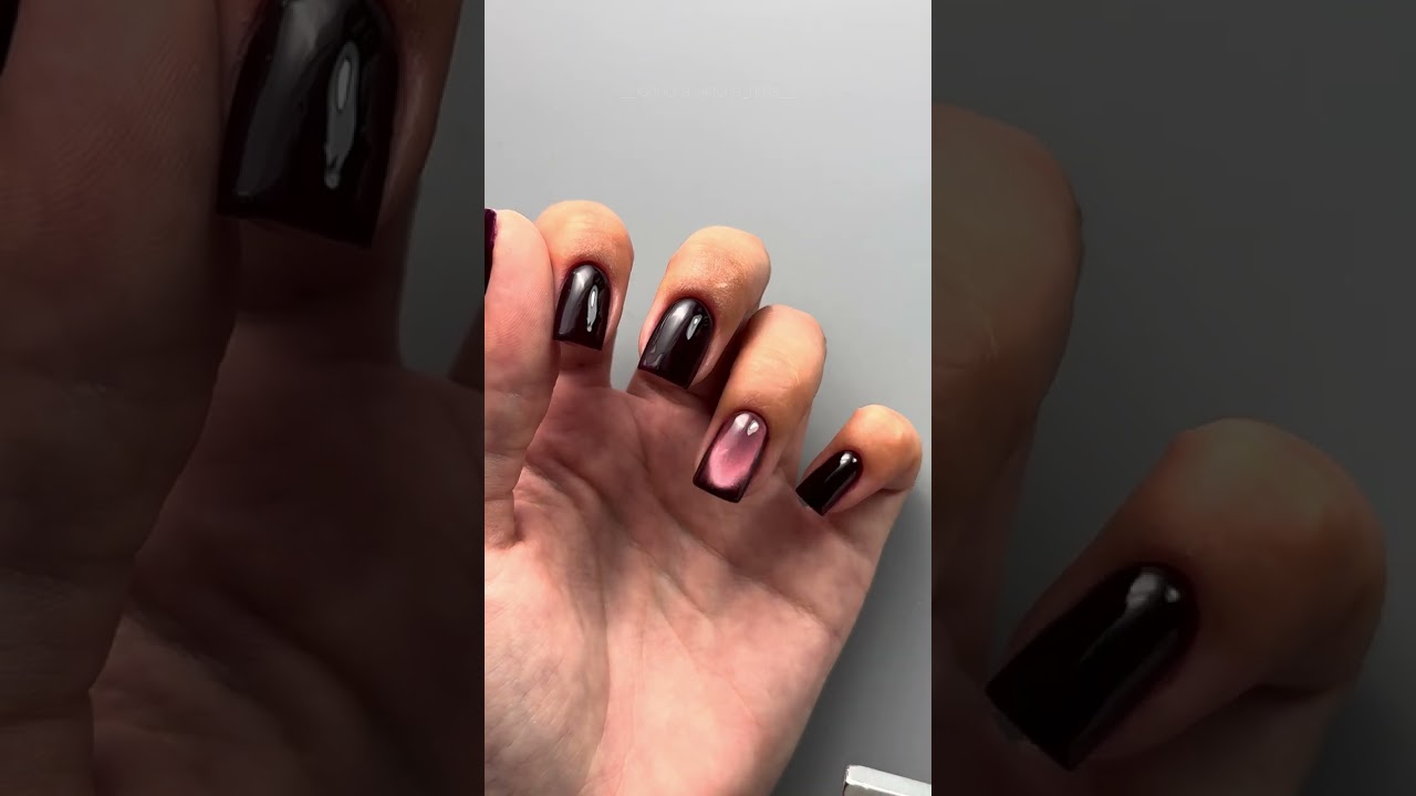 МК с гель-лаками Dark Cat Eye 31 + Dark Gel Polish 81 - VEV.MD 😍