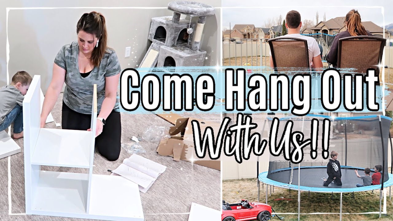 HANG OUT WITH ME 2020 :: BUILDING IKEA FURNITURE + REAL TALK :: DITL OF A FAMILY OF 5