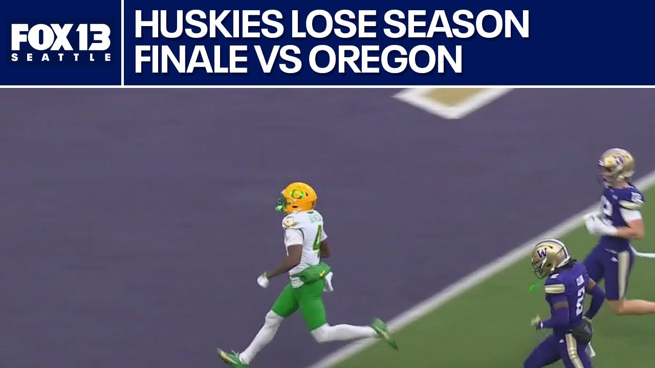 Huskies fall 26&ndash;14 to Oregon in rivalry week loss