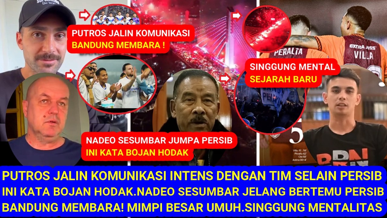 🔥Bandung MEMBARA.Putros Komunikasi DenganTim SelainPersib.Ini Kata Umuh Muchtar.Singgung Mental