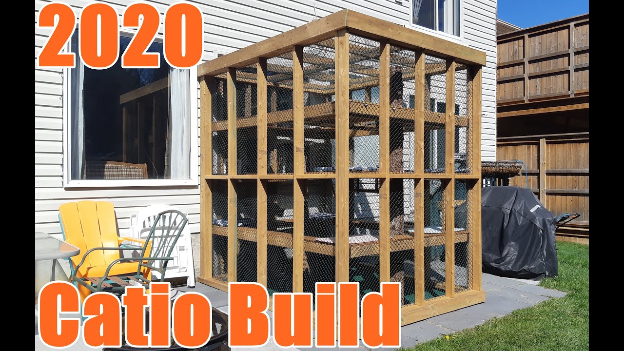 2020 DIY Big Catio Build - A Backyard Enclosure