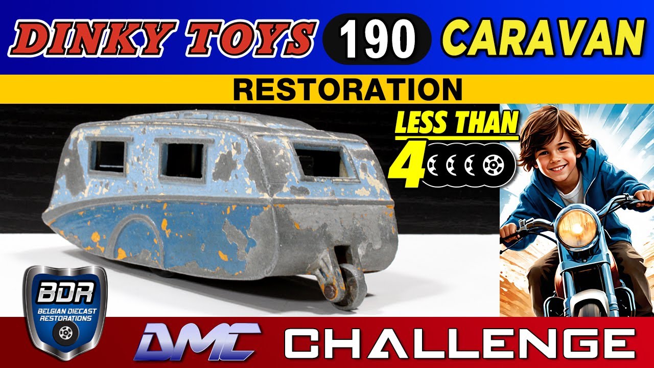 They don't make them like that anymore! - Dinky Toys 190 Caravan Diecast Restoration