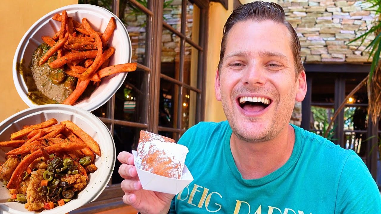 AUTHENTIC Beignets at Magic Kingdom? New Tiana's Bayou Foods