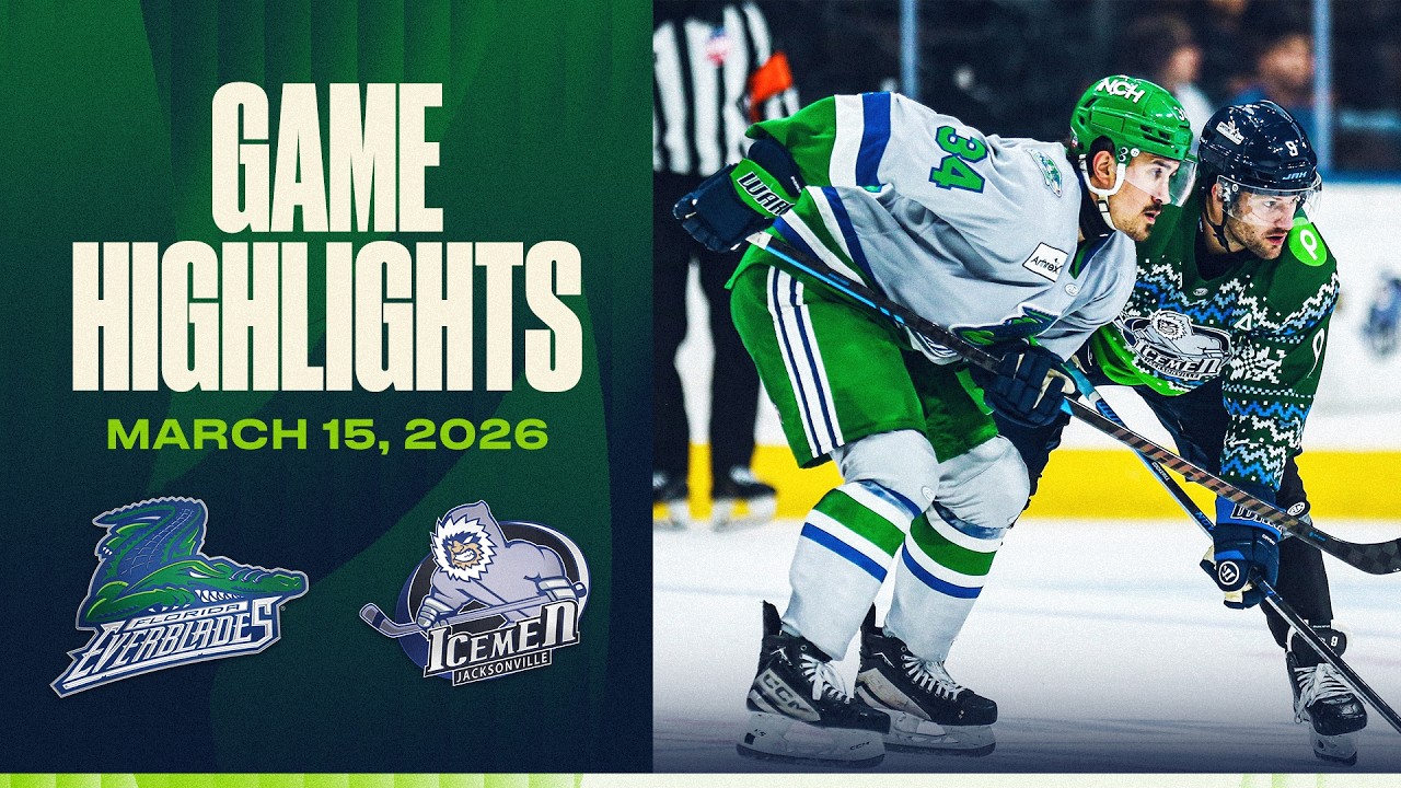 ICEMEN EDGE BLADES 3-2 IN JACKSONVILLE | Game Highlights 03.15.2026