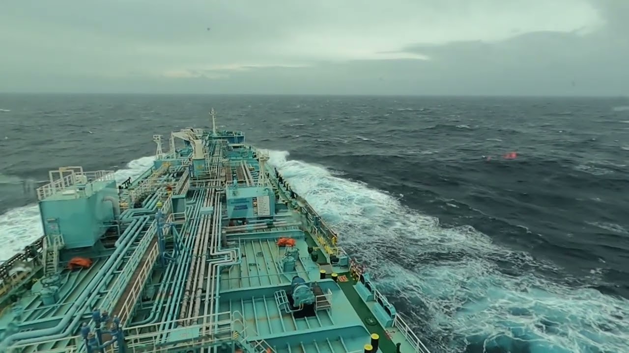 Rough Atlantic crossing from Europe to Canada 