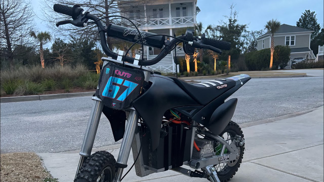 72v 5000w modded razor sx500 vlog filled with jumps and a top speed run