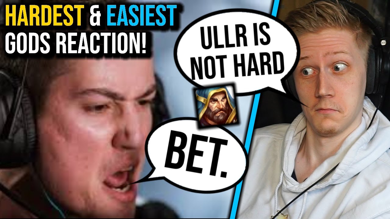 Reacting To Weak3n's Take On God Skill Ratings! - SMITE