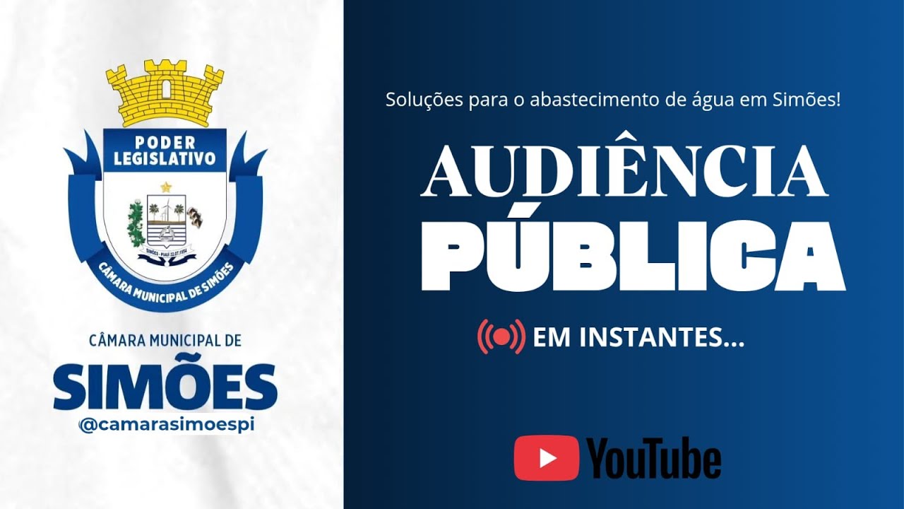 Audiência Pública para discutir a situação do abastecimento de água em Simões 06/11/2025