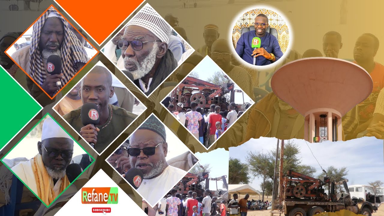 Lancement du forage à Refane dans la Commune de Touba Toul