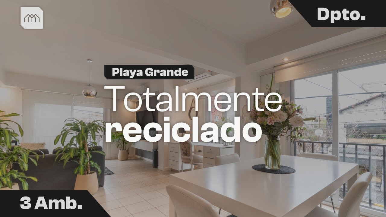 Departamento TOTALMENTE RECICLADO en PLAYA GRANDE Mar del Plata