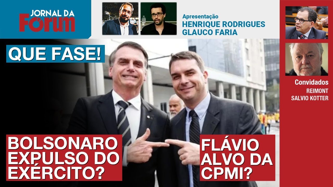INSS: Quebra de sigilo de Flávio pedida na CPMI | MP Militar pede expulsão de Bolsonaro do Exército