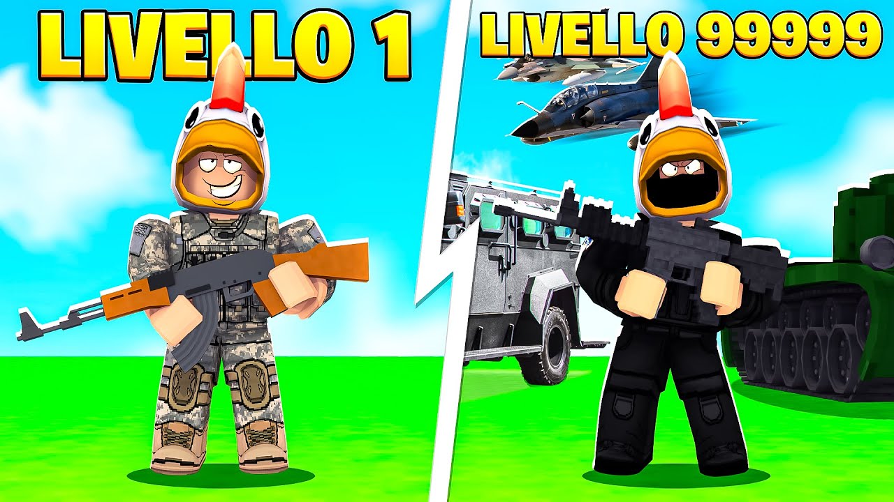 SONO DIVENTATO UN SOLDATO SU ROBLOX!!