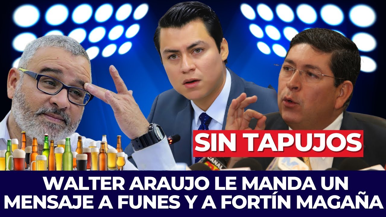 WALTER ARAUJO CON WILLIAM SORIANO DESTRUYEN A MAURICIO FUNES EN VIVO