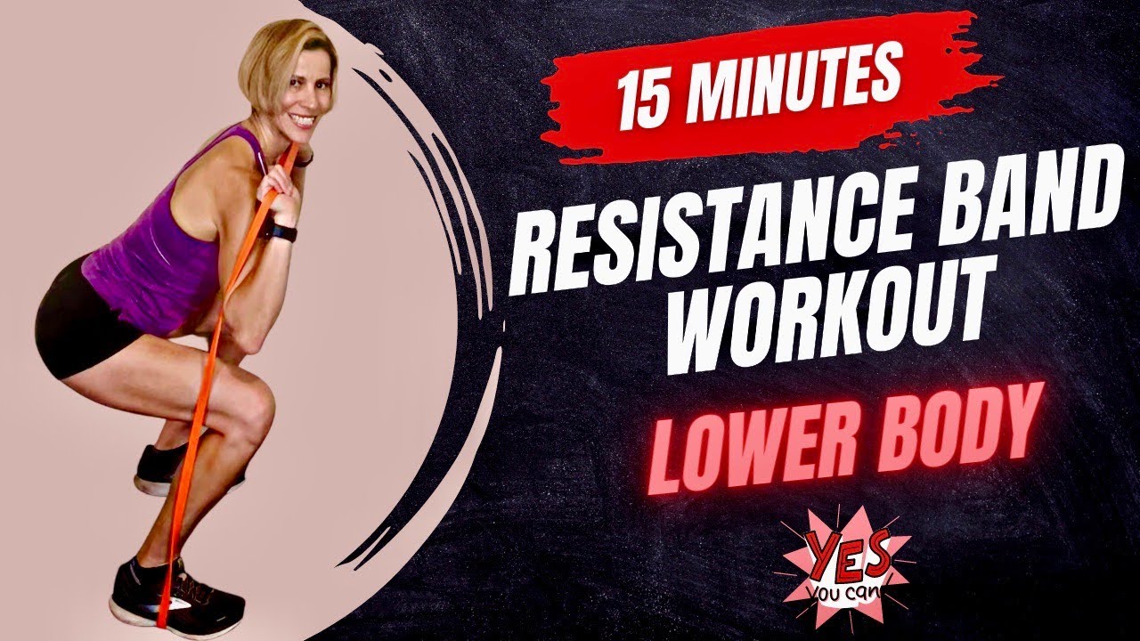 15 MIN RESISTANCE BAND Workout | Tone Your LOWER BODY with These 6 Simple Moves!