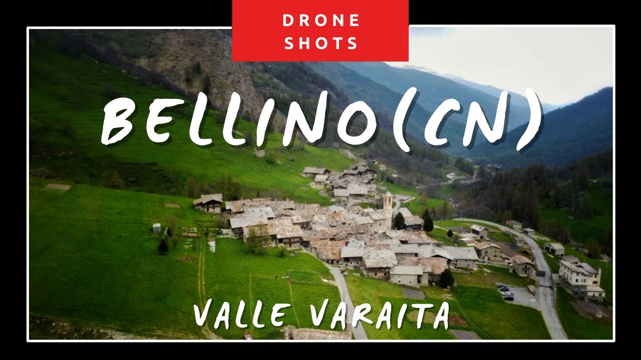 Bellino (Valle Varaita - Cuneo) Italy - 4k Drone shots [DJI mini 2]