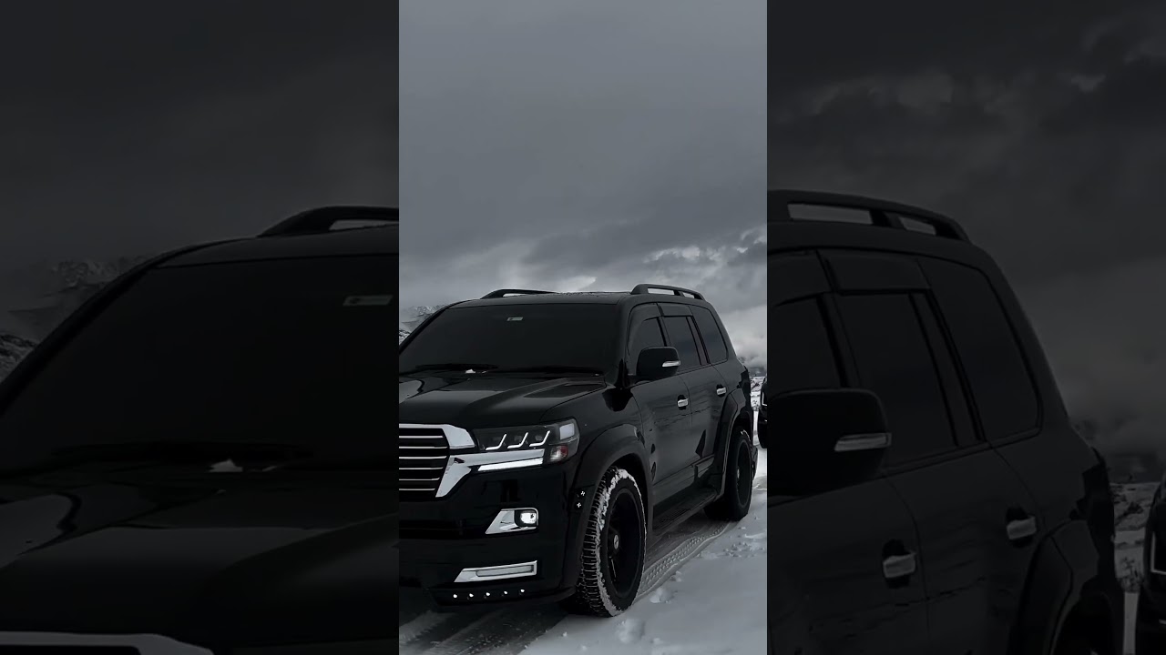Mighty V8 nad Revo on snow in Pakistan 🇵🇰 |Pakistan stance culture | #markx #automobile #modified