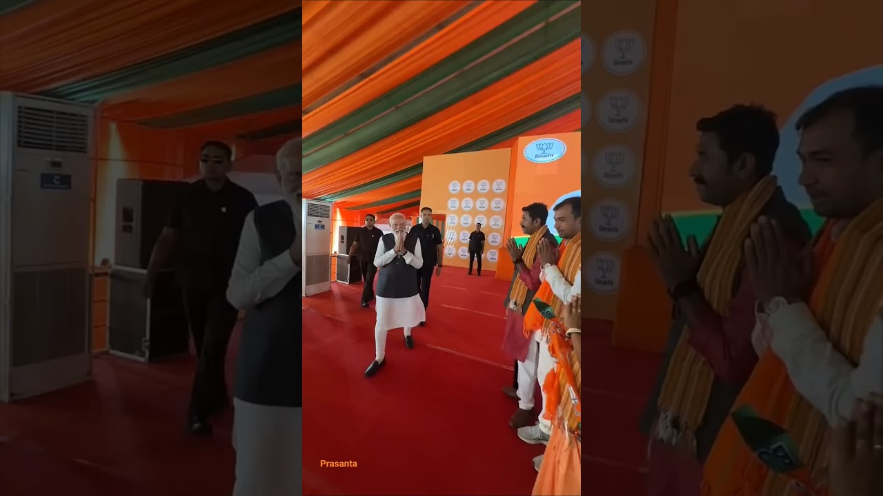 Modi Ji in Birbhum West Bengal|| Paltano Dorkar Chai BJP Sarkar Status song